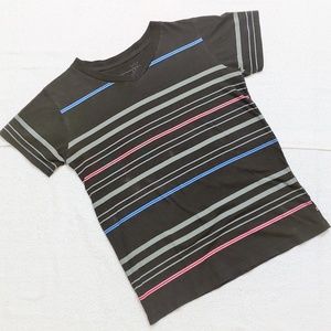 Blue Crown V Neck Tee